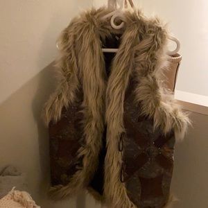 Free People Fur Vest